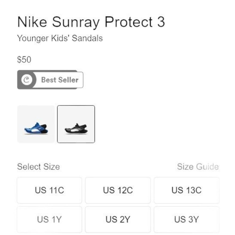 Nike Sunray Protect 3. Pink Beach Water Pool Vacation Kids Sandals Size 2Y NEW - Picture 9 of 11